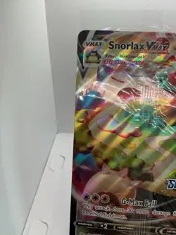Snorlax VMAX Oversized Pokemon Promo Jumbo Card 142/202 TCG Sealed SWSH stamped - Image 2