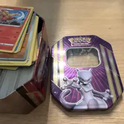 Pokemon TCG Mixed Card Lot w/ Tin Combusken Weedle Jynx Mewtwo 2023 EN - Image 2