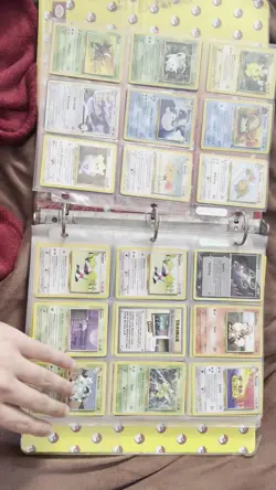 Vintage Pokemon Card Lot with Binder 250+ Cards - Image 2