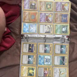Vintage Pokemon Card Lot with Binder 250+ Cards - Image 4