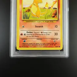 PSA 9 Charmander 46/102 Pokemon Base Set 1999 Non Holo Graded Card - Image 3