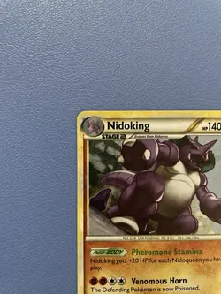 Nidoking 6/102 Holo Rare Triumphant Pokemon Card - Lightly Played - Image 2