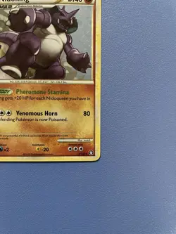 Nidoking 6/102 Holo Rare Triumphant Pokemon Card - Lightly Played - Image 4