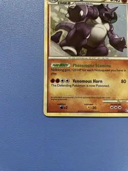 Nidoking 6/102 Holo Rare Triumphant Pokemon Card - Lightly Played - Image 5