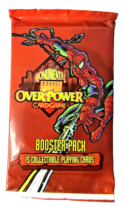 Marvel Overpower Monumental 15 Card Booster Pack (1997) Factory Sealed - Image 1