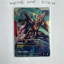 Gundam Kyrios GD04-034 LR+ Card - Image 1