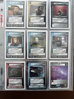 Star Trek Ccg 1994/1995 41 Rare Card Lot Mint - Image 1