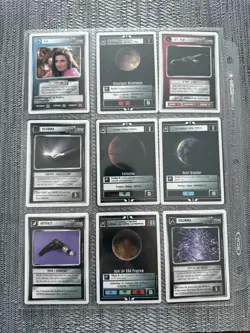 Star Trek Ccg 1994/1995 41 Rare Card Lot Mint - Image 2