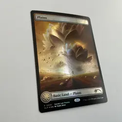 MTG Plains (0031) *FOIL* MagicCon Secret Lair Lotus Land MT/NM John Avon - Image 2