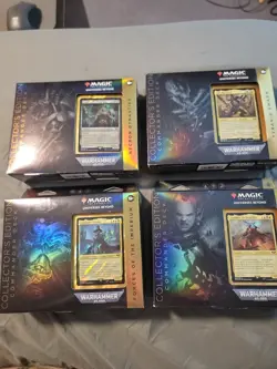 Magic: The Gathering Warhammer 40,000 Premium Deck Set 4 Decks. Collectors Set - Image 1