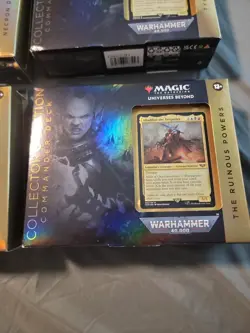 Magic: The Gathering Warhammer 40,000 Premium Deck Set 4 Decks. Collectors Set - Image 5