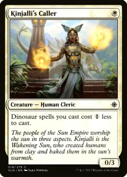X 1 Kinjalli's Caller NM-M Ixalan 018 MTG Magic The Gathering - Image 1