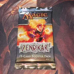 OG Zendikar Booster Pack Mtg New Sealed - Image 1