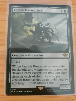 MTG Orcish Bowmasters 0103 Lord of the Rings M/NM Free UK P&P - Image 1