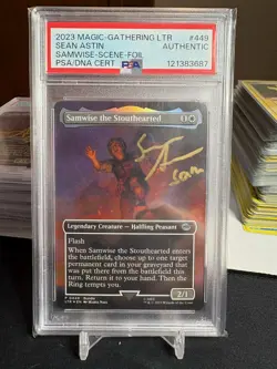 2023 MTG #449 Samwise the stouthearted Signed by Sean Astin PSA Authentic - Image 1