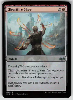 Ghostfire Slice Uncommon Modern Horizons 3 123 MTG Near Mint 2024 - Image 1