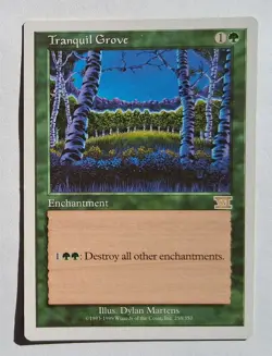 Magic MTG - Tranquil Grove - 6th Sixth Edition - LP - Image 1