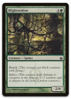 Blightwidow #77 (NM) Mirrodin Besieged MBS Magic MTG - Image 1