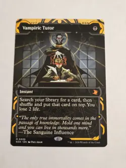 MTG Vampiric Tutor #35 Secrets of Strixhaven Near Mint - Image 1