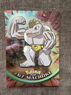 1999 Machoke #67 Topps Pokemon TV Series 1 Foil LP - Image 1
