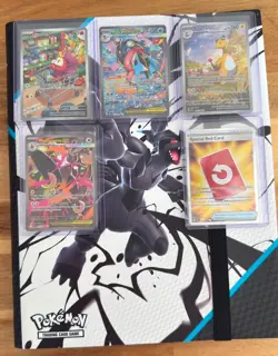 Pokemon TCG Bundle joblot Ascended heroes MEGA GRENINJA SIR Chaos Rising Binder - Image 1