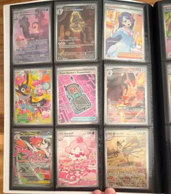 Pokemon TCG Bundle joblot Ascended heroes MEGA GRENINJA SIR Chaos Rising Binder - Image 3