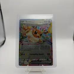 2025 Pokemon Prismatic Evolutions EEVEE EX FULL ART RAINBOW HOLO 75/131! MINT - Image 1