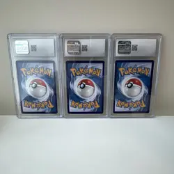 CGC Graded Chinese Pokemon Gem Pack Vol.2 Holo Lot 3 Espeon/Flareon/Vaporeon - Image 2