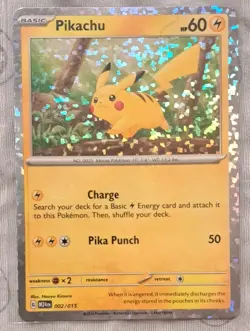 Pikachu 002/015 McDonald's 2024 Promo Holo EN 60HP Pika Punch 50 - Image 1
