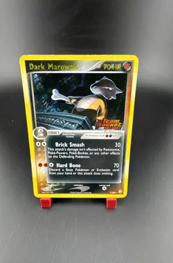 2004 Pokemon Dark Marowak 7/109 Team Rocket Returns Reverse Holo - Image 1