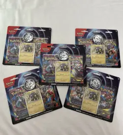 Pokemon TCG Phantasmal Flames & Mega Evolution 2-pack Blister [Raikou] Lot Of 5 - Image 1