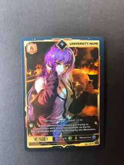 University Numi 9 Holo Card 1st Edition Rising Stars GamerSupps VCard Nihmune - Image 1