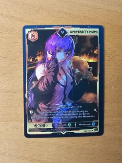 University Numi 9 Holo Card 1st Edition Rising Stars GamerSupps VCard Nihmune - Image 2