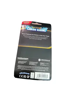 Pokemon Chaos Rising Single Pack Blister Reshiram Moltres Coin Promo Sealed Pack - Image 2
