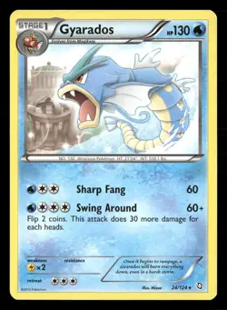 Gyarados 24/124 Rare Dragons Exalted Pokemon Lightly Played - Image 1