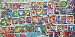 Pokemon Amada Attack Sticker Lot 1998 Vintage Nintendo Japan - Image 2