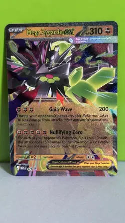 Pokemon TCG Mega Zygarde EX Holo 071 MEP EN Black Star PROMO NM - Image 1