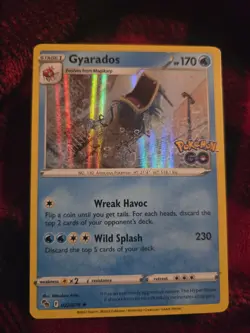 Gyarados - 022/078 - Holo Rare Pokemon GO Pokemon TCG NM - Image 1