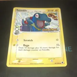 Pokemon Totodile 67/101 Dragon Frontiers Delta Species Reverse Holo English 40HP - Image 2