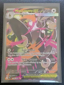 Pokemon Lopunny EX SIR 128/094 Mega Evolution (RAW) - Image 1