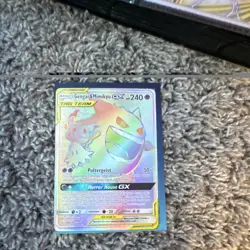 Pokemon Gengar & Mimikyu GX 186/181 Team Up Secret Rare Full Art Holo 240 HP - Image 3