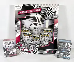 Sealed Pokemon TCG White Flare Binder Collection with bundle & Black Bolt Bundle - Image 1