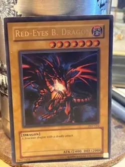 Red-Eyes B. Dragon JMP-002 Shonen Jump Magazine Promos Unlimited Near Mint - Image 1