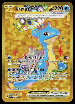 Lapras ex 164 Holo Scarlet & Violet Promo Pokemon Card - Image 1