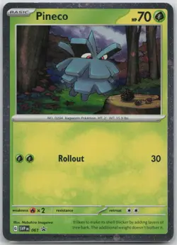 Pineco Holo Promo SV: Scarlet & Violet Promo Cards 061 NM - Image 1