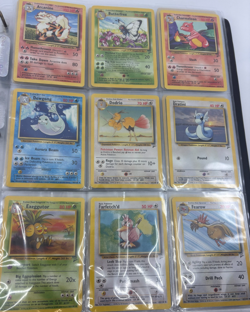 Pokemon Cards - Complete Uncommon & Common Team Base Set 2 + Folder - NM - Image 2