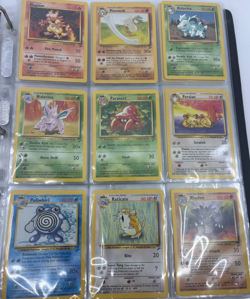 Pokemon Cards - Complete Uncommon & Common Team Base Set 2 + Folder - NM - Image 4