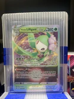 Hisuian Lilligant VSTAR 018/189 Astral Radiance Ultra Rare Holo Pokemon Card NM - Image 1