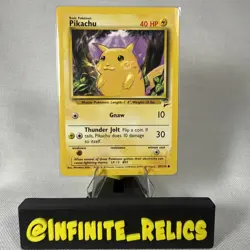 Pikachu 87/130 Base Set 2 Near Mint Pokemon Card Unlimited Edition NM - Image 1