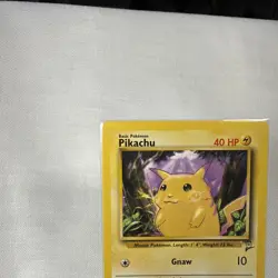 Pikachu 87/130 Base Set 2 Near Mint Pokemon Card Unlimited Edition NM - Image 2